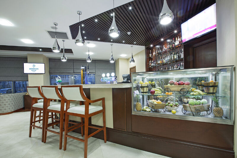 Dedeman Oskemen Tavros Hotel Ust-Kamenogorsk Exterior photo The lounge at the airport